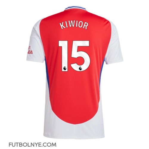 Camiseta Arsenal Jakub Kiwior #15 Primera Equipación 2024-25 manga corta